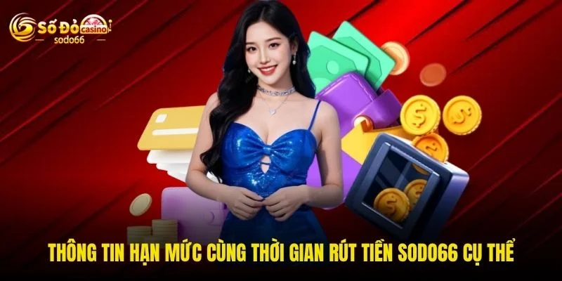 Thông tin hạn mức cùng thời gian rút tiền SODO66 cụ thể